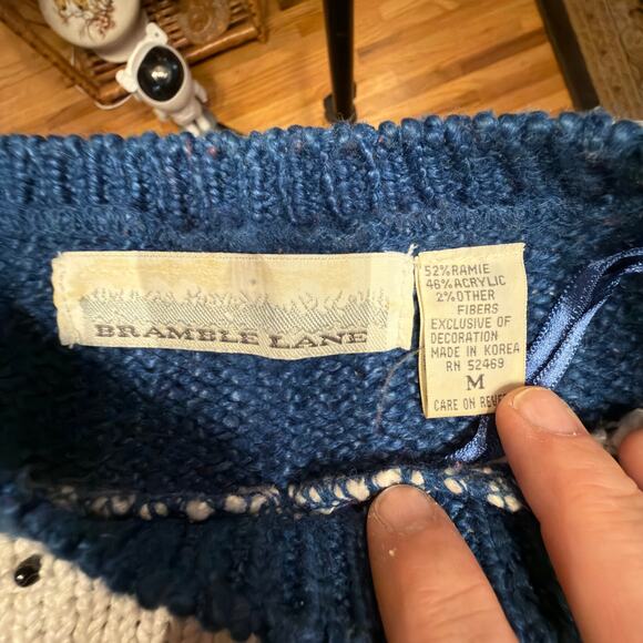 80s abstract sweater by Bramble Lane, size medium women's sweater patterned M - Picture 3 of 5